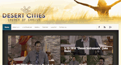 Desktop Screenshot of desertcitieschurch.com